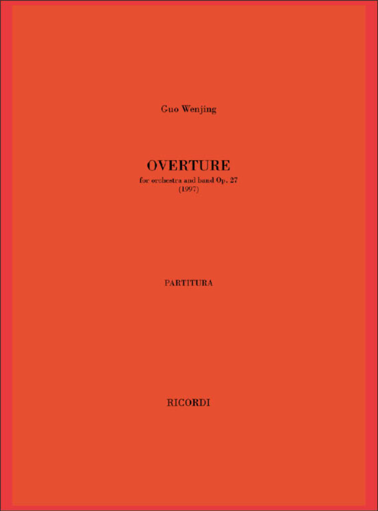 Overture Op. 27. In Celebration Of The